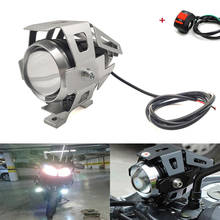 Mais novo farol da motocicleta u5 led spotlight lâmpadas auxiliares para yamaha xsr 700 900 tdm 900 ybr 125 yzf r15 xt660 xt 660 2024 - compre barato