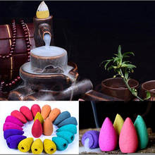 NEW 40Pcs/Bag Incense Cones For Backflow Tower Accessories Aromatherapy Incense Rose Jasmine Natural Sandalwood Agarwood 2024 - buy cheap