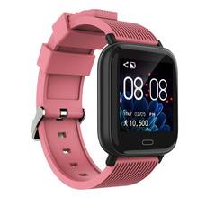 Reloj inteligente resistente al agua IP67 para mujer y niña, pulsera con rastreador de actividad, modo Multideportivo, Monitor de ritmo cardíaco para teléfonos iOS y Android 2024 - compra barato