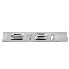 Cromo brillante plata ABS número letras palabra coche tronco insignia emblema letra pegatina para BMW Serie 2 218i 2024 - compra barato