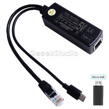 Gigabit Raspberry Pi PoE Splitter Gigabit USB Type C Power Over Ethernet IEEE 802.3af PoE Switch Extension 2024 - buy cheap