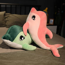 Baby dolphin doll pillow ocean world plush toy aquarium souvenirs children doll wholesale 2024 - buy cheap