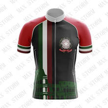2019 men's  Black Italy New Team Cycling Jersey Customized Road Mountain Race Top max storm Quick Dry /Breathable 2024 - buy cheap