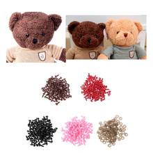 100 peças bichinhos de veludo sem cadarço triangular de plástico para bonecos de urso bonecos p31c 2024 - compre barato