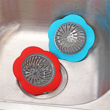 Flower Shaped Kitchen Sink Strainer Shower Sink Drains Cover Sink Colander Sewer Hair Filter Kitchen Bathroom Accessories 2024 - buy cheap