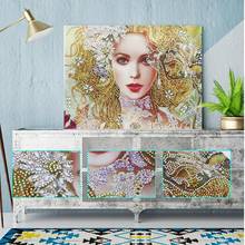 5D diamond painting DIY special-shaped crystal diamond embroidery kit cartoon girl home decoration crafts ornaments hanging pain 2024 - buy cheap