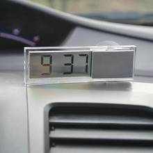 Reloj Digital para coche con ventosa montada, pantalla Digital LCD, tablero, parabrisas, accesorios para Interior de automóviles 2024 - compra barato