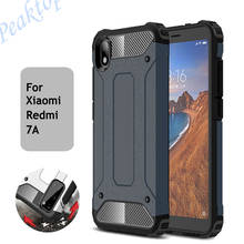 Para xiaomi redmi 7a 8 7 6 um caso à prova de choque armadura de borracha duro pc telefone pára-choques para xiaomi redmi 7a capa traseira para xiaomi redmi 7a 2024 - compre barato