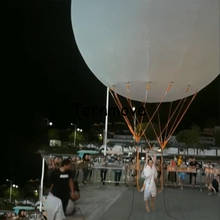 Globo de helio gigante atado para personas, globo inflable de helio de doble capa, Bola de helio, Bola de esfera para volar, 6m 2024 - compra barato