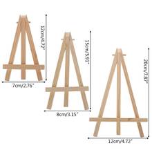 Natural Wood Mini Easel Frame Tripod Display Meeting Wedding Table Number Name Card Stand Display Holder Children Painting Craft 2024 - buy cheap