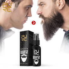 PURC 100% натуральное органическое масло для роста бороды для мужчин, уход за бородой, уход за бородой, блестящее сглаживающее средство для ухода за бородой, продукты для выпадения волос TSLM1 2024 - купить недорого