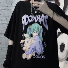 Y2k mulher tshirts goth harajuku anime kawaii impressão estética gráficos femininos 2021 inverno roupas tamanhos grandes, entre nós 2024 - compre barato