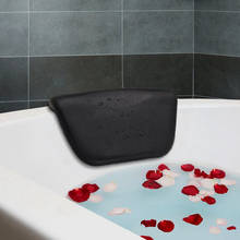 Hot-Spa Bath tub Pillow PU Bath Cushion With Non-Slip Suction Cups, Ergonomic Home Spa Headrest For Relaxing Head, Neck, Back 2024 - buy cheap