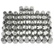 5PCS Stainless Steel Russian Flower Cream Nozzles Flower Fondant Icing Piping Tips Cream Pastry Cupcake Decoration Tools 2024 - buy cheap