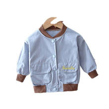 New Spring Autumn Baby Clothes Children Boys Girls Pocket Letter Fashion Jackets Toddler Casual Clothing Infant Kids Tracksuits 2024 - buy cheap