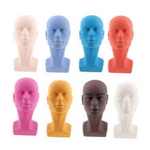 13.8' Tall Male Plastic Mannequin Head Wig Glasses Display Stand Durable Manikin Head Wig Stand Hat/Cap Stand Holder 2024 - buy cheap