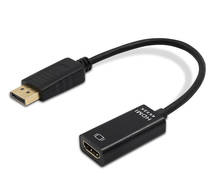 Adaptador DisplayPort a HDMI 1080P 4K DP a HDMI puerto de pantalla macho a hembra adaptador de Cable Convertidor para HDTV PC HP/DELL Laptop 2024 - compra barato