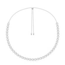 Slzely-collar de cadena de Plata de Ley 925 para mujer, circonita cúbica, Micro completa, geométrica, ajustable, joyería de diseño de marca de lujo 2024 - compra barato