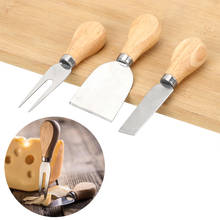 Cooking Tools 3pcs/set Cheese Slicer Sets Wood Handle Knife Kit Cheese Tools Bakeware Kitchen Accessories 2024 - buy cheap