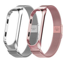 Watch Bracelet for Xiaomi mi band 4 mi band 3 Watch Strap Stainless Steel Band for Mi band 5 6 Watchband for Xiaomi Watches 6 5 2024 - buy cheap