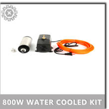 Bomba de agua de 75W 3,2 M + 5M de tuberías de agua + 0.8KW 220V 65mm Kit de husillo refrigerado por agua 800W Motor de husillo de fresado ER11 2024 - compra barato