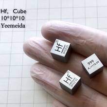 Cubo de Metal Hafnium Hf de 10mm de densidad, 99.9% puro para colección de elementos, Envío Gratis 2024 - compra barato