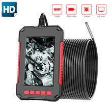 3.9MM Lens 1080P Industrial Endoscope HD 4.3 Inch IPS Screen 6LED Lights IP67 Waterproof camera New 2024 - buy cheap