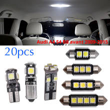 20pcs White Canbus Car Interior Lamp LED Light Kit for Audi A4 S4 B8 Avant 2009-2015 2024 - buy cheap