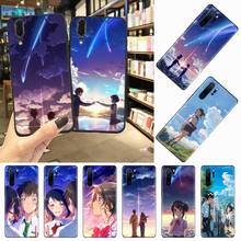 Your Name Japan anime funda cover coque Phone Case For Huawei P9 P10 P20 P30 Pro Lite smart Mate 10 Lite 20 Y5 Y6 Y7 2018 2019 2024 - buy cheap