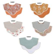 Baby Double Side Cotton Bibs Saliva Towel Boys Girls Feeding Apron Cotton Bandana 2024 - buy cheap