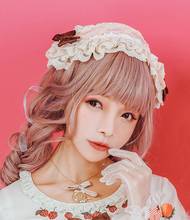 Princess sweet lolita headwear palace lace hair band collection kawaii girl KC gothic lolita daily headband loli cosplay 2024 - buy cheap