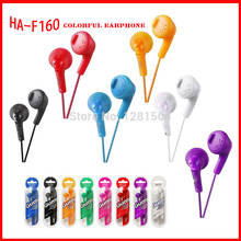 Colorful 3.5mm HA-F160 For iphone 6 5 Gummy In-Ear Earphone For MP3/MP4/PSP Mobile Phone 100pcs/lot 2024 - buy cheap