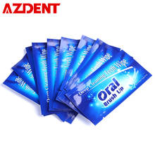 AZDENT 500pcs/Pack Deep Cleaning Teeth Wipe Whiter Dental Care Oral Brush Up Teeth Whitening Remove Residue Stains Professional 2024 - buy cheap