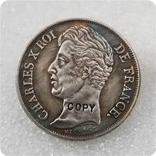 Cópia de moeda frança charles x 2 f 1828t 2024 - compre barato