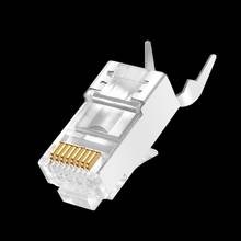 Металлические экранированные Разъемы RJ45 CAT7, 5-10 шт., модульный разъем Cat 7 8P8C Network RJ 45, обжимной соединитель для кабеля Ethernet 2024 - купить недорого