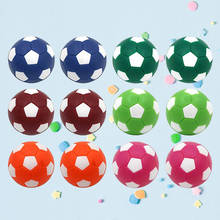 12 шт., разноцветные настольные футбольные мини-Мячи 2024 - купить недорого