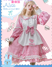 Sweet princess lolita dress vintage lace bowknot peter pan collar high waist victorian dress kawaii girl gothic lolita op loli 2024 - buy cheap