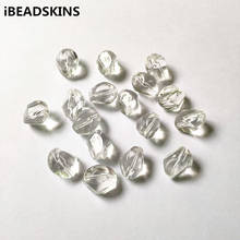 New arrival! 15X11mm 470pcs Clear acrylic Twist shape beads for Necklace,Earrings parts,hand Made Jewelry DIY 2024 - buy cheap