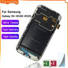 FIX2SAILING-pantalla LCD para SAMSUNG Galaxy S4, GT-I9505, I9500, i9505, i337, digitalizador de pantalla táctil con Marco, 100% 2024 - compra barato