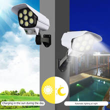 Lámpara Solar de pared impermeable con Sensor de cuerpo, farola de inducción PIR, 3 modos, 77 LED 2024 - compra barato