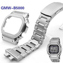 Pulseira e moldura para GMW-B5000 de alta qualidade 316l aço inoxidável relógio pulseira e caso capa metal cinta aço cinto ferramentas 2024 - compre barato