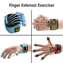 Finger Gripper Strength Trainer Hand Yoga Resistance Band Finger Expander Exercise Hand Grip Wrist Strength Trainer for Fitness 2024 - buy cheap