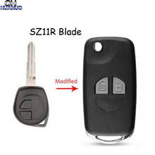 Carcasa plegable para mando a distancia Suzuki Grand Vitara Swift, Ignis SX4, Liana Alto, 2 botones, con hoja SZ11R 2024 - compra barato