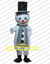 White Christmas Snowman Snow Man Mascot Costume Adult Cartoon Character Outfit Amusement Park Head Very Big CX015 Free Shiping 2024 - buy cheap