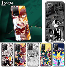 Capa para celular my hero academia, capa para telefone samsung s20 fe a91 a81 a72 a71 a52 a51 a42 a41 a32 a31 a21s a21 a12 a11 a02 plus 2024 - compre barato