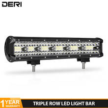 3 Rows LED Bar 18 Inch LED Light Bar Spot Flood beam for Car Tractor Boat OffRoad 4x4 Truck SUV ATV Driving work lights 12V 24V 2024 - buy cheap