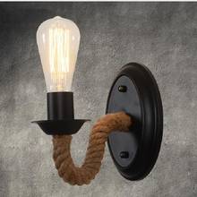 Living Room American Wall Lamp Bedside Bedroom Retro E27 Mount Lighting Bedroom Industrial Decor Wall Light 2024 - buy cheap