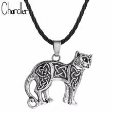 Chandler Boho Knot Cat Necklace Vikings Amulet Pendant Original Animal  Bronze Plated Alloy Zinc Kolye 2024 - buy cheap