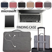 Para microsoft surface/surface 2 3/rt 10.6/pro/pro 2/3/4/6 portátil à prova dwaterproof água bolsa notebook luva caso maleta 2024 - compre barato