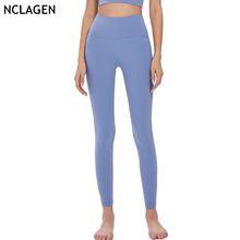 Nclagen profissional de fitness yoga calças cintura alta feminino ginásio esporte leggings agachamento prova treino correndo controle barriga moletom 2024 - compre barato